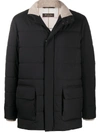 LORO PIANA FUNNEL NECK PADDED JACKET