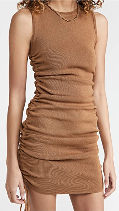Lioness Military Minds Mini Dress In Brown