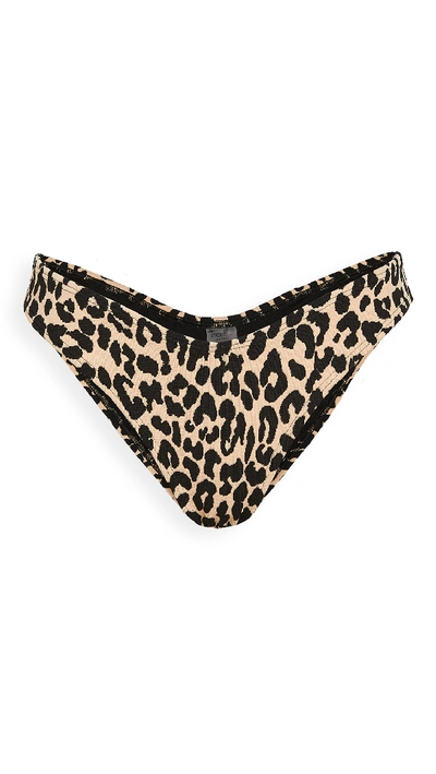 Montce Lulu Bikini Bottoms In Leopard