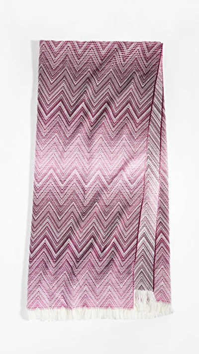 Missoni Timmy Throw Blanket In Viola