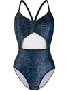 ADIDAS BY STELLA MCCARTNEY PRIMEBLUE ONE-PIECE SWIMSUIT