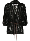 BRUNELLO CUCINELLI SEQUIN EMBROIDERED CARDIGAN