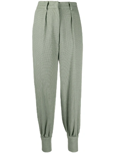 Atu Body Couture Pleated Waist Trousers In Green