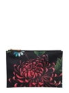 DSQUARED2 LOGO POUCH WITH FLOWER PRINT,11384198