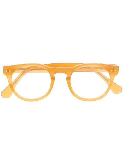 Epos Polluce Round-frame Glasses In Gelb