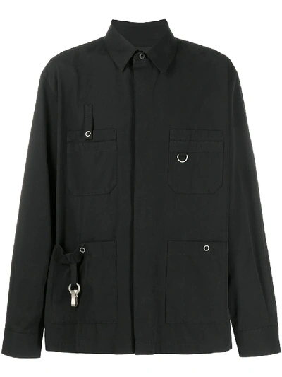 Undercover Clip Detail Shirt In Black