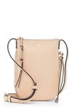 Vince Camuto Kenzy Leather Phone Crossbody Bag In Pink Lemonade