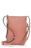 Vince Camuto Kenzy Leather Phone Crossbody Bag In Sushi