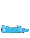 Tod's Loafers In Azure