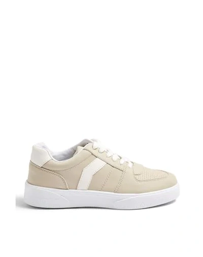 Topshop Sneakers In Dove Grey