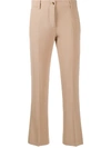 ALBERTO BIANI MID-RISE CROPPED TROUSERS