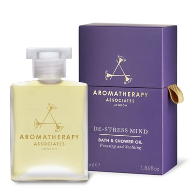 Aromatherapy Associates De-stress Mind Bath And Shower Oil, 55ml - One Size In Purple