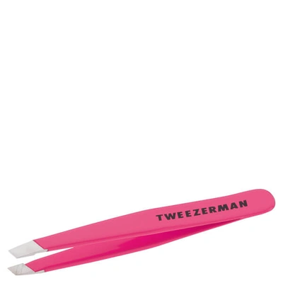 Tweezerman Mini Slant Tweezer - Flamingo Pink In Pretty In Pink