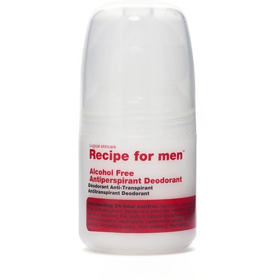 Recipe For Men Alcohol Free Antiperspirant Deodorant 60ml