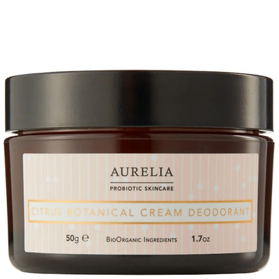 Aurelia Probiotic Skincare + Net Sustain Citrus Botanical Cream Deodorant, 50g In Colorless