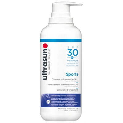 Ultrasun Transparent Sun Protection Sports Gel Spf30 400ml