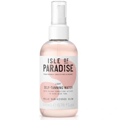 Isle Of Paradise Self-tanning Water - Light 6.76 Oz-no Color