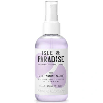 Isle Of Paradise Self-tanning Water - Dark 6.76 Fl Oz-no Color