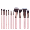 LUXIE - ROSE GOLD 12 PIECE MAKEUP BRUSH SET,10058