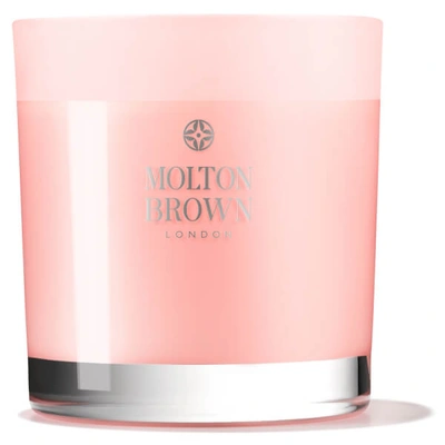 Molton Brown Rhubarb And Rose Three Wick Candle 480g