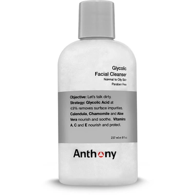 Anthony Glycolic Facial Cleanser, 237ml In Colorless