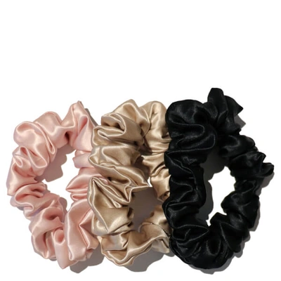 SLIP SILK LARGE SCRUNCHIES (VARIOUS COLOURS) - MULTI,SLIP11