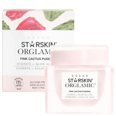 Starskin Women's Orglamic Pink Cactus Pudding In White