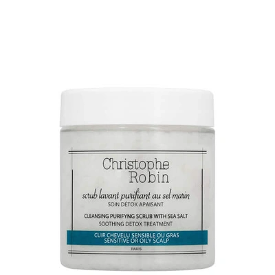 Christophe Robin 2.7 Oz. Cleansing Purifying Scrub With Sea Salt Travel Size In Colorless