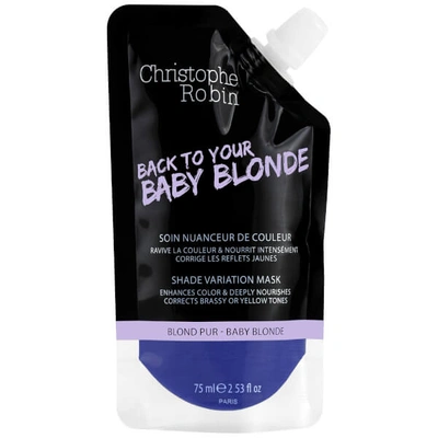 CHRISTOPHE ROBIN SHADE VARIATION MASK - BABY BLONDE POCKET 75ML,SNBL Pocket