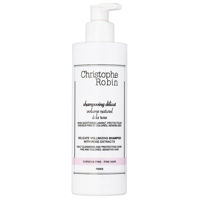 Christophe Robin Delicate Volumizing Shampoo With Rose Extracts 13.3 Oz. In Colorless