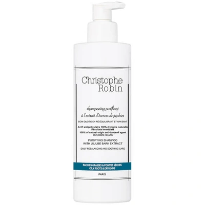 Christophe Robin Purifying Shampoo With Jujube Bark Extract, 400ml - One Size In Colorless