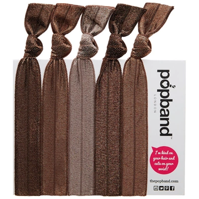 Popband London Hair Ties - Cocoa