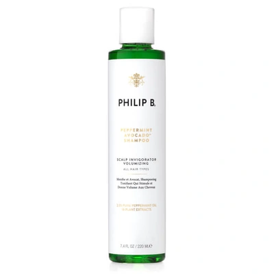 Philip B - Peppermint Avocado Shampoo (scalp Invigorator Volumizing - All Hair Types) 220ml/7.4oz In N,a