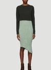 JW ANDERSON JW ANDERSON CONTRAST PANEL PLEATED DRESS