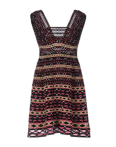 M Missoni Short Dress In Pink