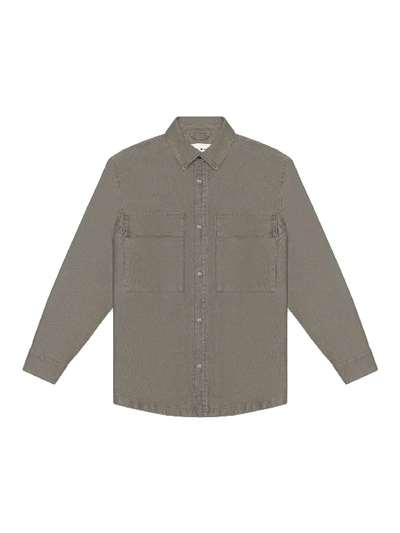 Pre-owned Fear Of God  Vintage Corduroy Shirt Jacket God Grey