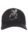 ALEXANDER MCQUEEN ALEXANDER MCQUEEN DRAGON EMBROIDERED BASEBALL CAP