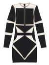 BALMAIN BALMAIN SHEER PANELLED MINI DRESS