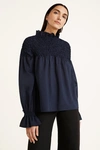 Merlette Majorelle Top In Navy In Navy