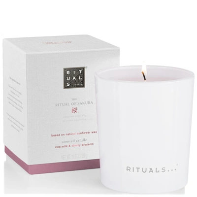 Rituals The Ritual Of Sakura Scented Candle 290g In White