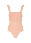 PEONY 'APRICOT' PINTUCKED ONE PIECE SWIMSUIT