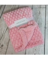 3stories Diamond Plush Sherpa Baby Blanket In Pink