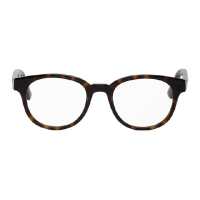 Gucci Tortoiseshell Round Glasses In 002 Havana