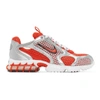 NIKE NIKE RED AND SILVER NIKE AIR ZOOM SPIRIDON CAGE 2 SNEAKERS