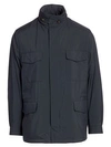 Loro Piana Traveller Windmate Jacket In Dark Green