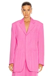 Jacquemus La Veste D Blazer And Suits In Pink