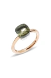 Pomellato Nudo Mini Rose Gold & Prasiolite Ring, Eu 53 / Us 6.25 In Rose Gold/ Prasiolite