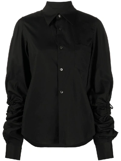 COMME DES GARÇONS CUT OUT DRAWSTRING SHIRT