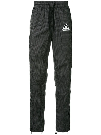 Pleasures Logo Detail Track Pants In Black