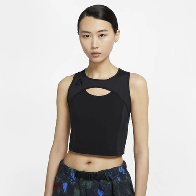 Nike Acg Women's Non-padded Crop Top (black) - Clearance Sale In Black,black,black,summit White